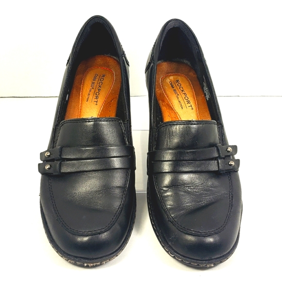 Cobb Hill by New Balance Shoes - Rockport Cobb Hill by New Balance Black Leather Slip on Loafer Woman's size 6 M